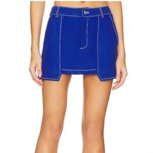 Cooper Mini Skirt Blue